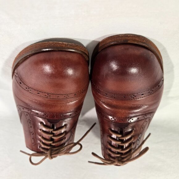 Cole Haan Mackenzie Brown Leather Oxford Shoes - Picture 6 of 16